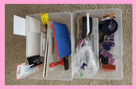 Decluttering fabric painting supplies - photo 7