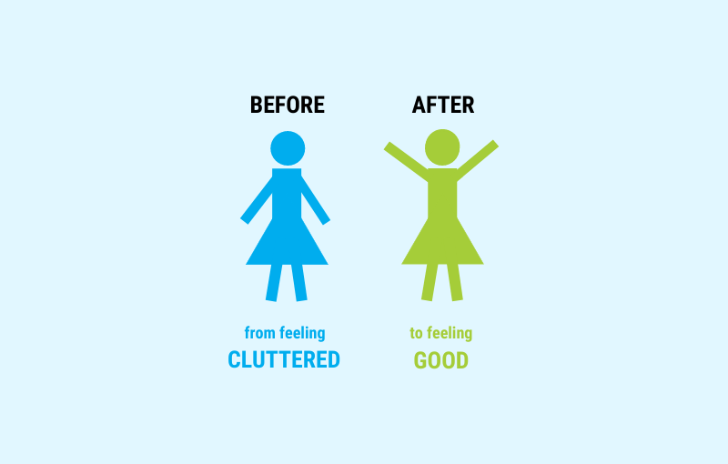 From feeling cluttered to feeling good