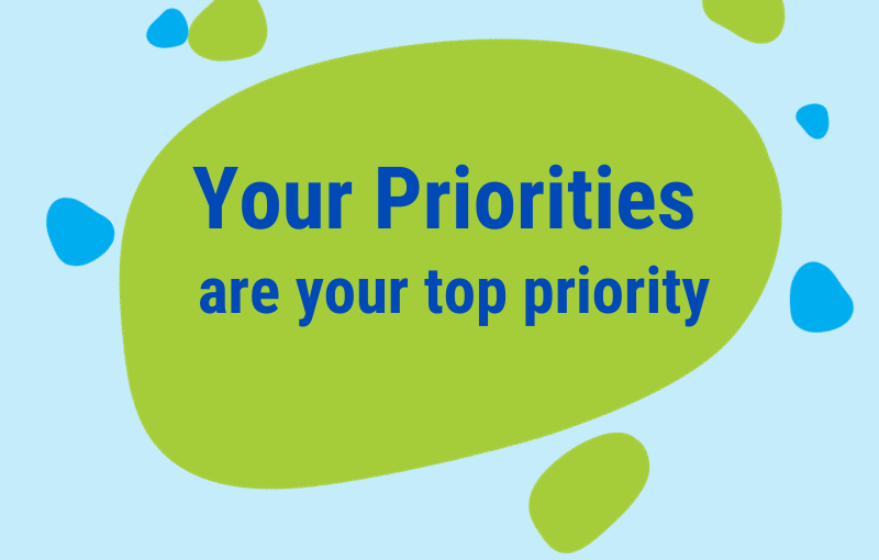 Your top priorities make it easier to plan and organise your life intentionally.