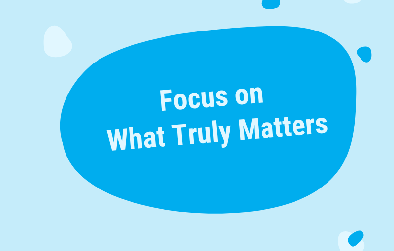 Intentional Living: What do you want to care about? And what do you not want to care about?