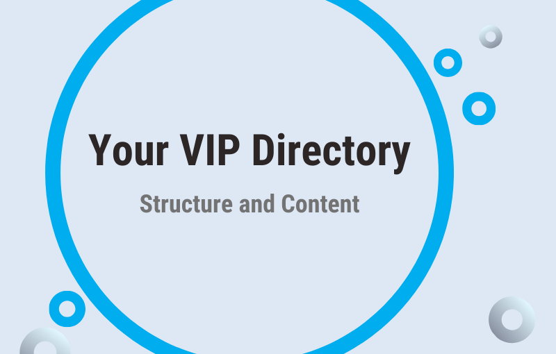 The structure of your Very Important Paperwork Directory (VIP Directory)